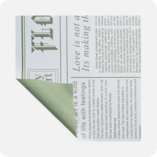 FOGLI PERL.58X58 CM FLOWER JOURNAL V.SALVIA PZ12