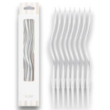 CANDELINE CURLY SILVER PZ 8