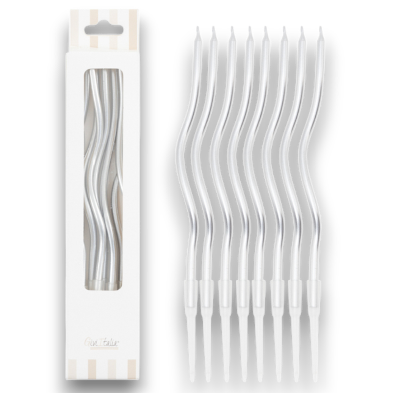 CANDELINE CURLY SILVER PZ 8