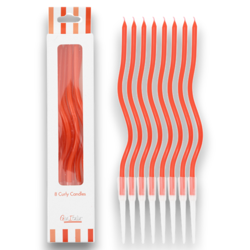 CANDELINE CURLY RED PZ 8