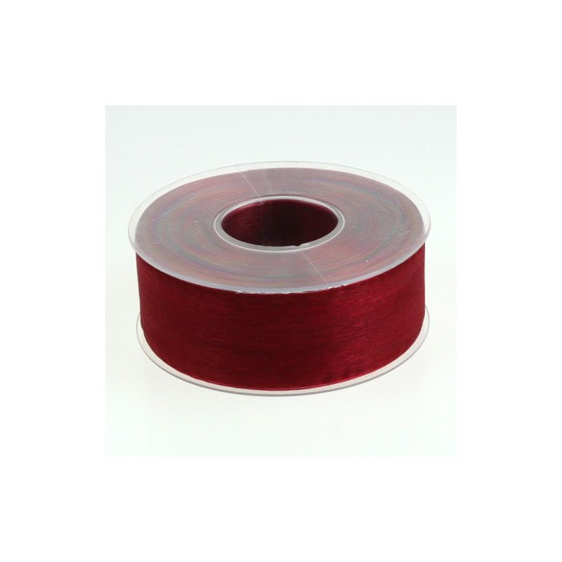 SHINING ORGANZA MM 40X50 MT BORDEAUX