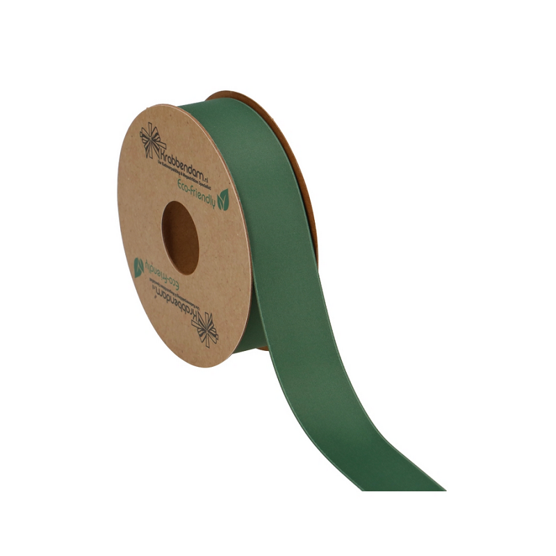 NASTRO MM25X20MT DARK GREEN RECYCLED PET RIBBON