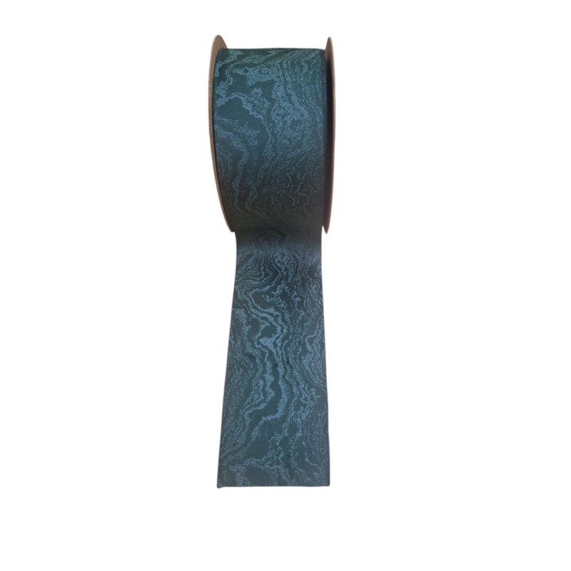 NASTRO ROUEN VELLUTO 63X10MT DARK GREEN