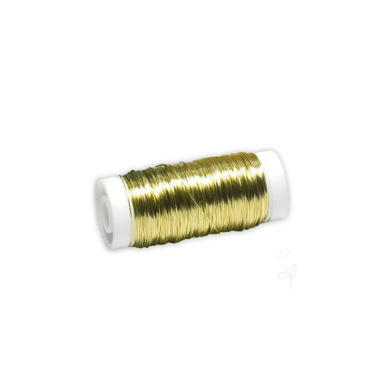 FILO SPOLETTA PLASTICA 0,30MMX100GR GOLD