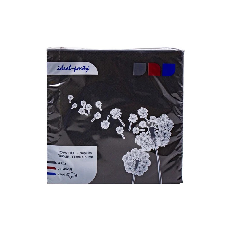 TOVAGLIOLI 38X38  2VELI TOUCH  NEROPZ