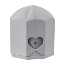 SCATOLA SURPRISE 12X12X13 LED BIANCA CON ROSA