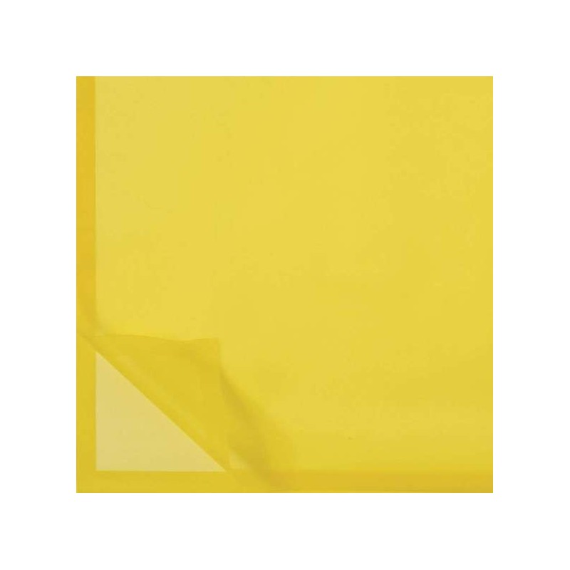 FOGLI SUQARE MAT F/PIENO 50MY CM.58X58 12PZ GIALLO