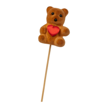 PICK 18 PZ ORSACCHIOTTO CUORE BEIGE 5X7,5 H35