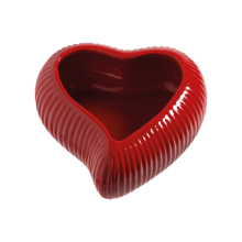 VASO BOWL ROSSO SHINE 9.5X9.5 X H4 CM