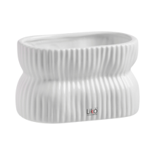 CASPO LINFA  D.17.5 X 11.6 H 10.2 BIANCO