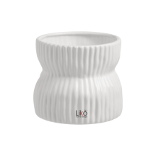 CASPO LINFA D.12.8 X H 10 CM  BIANCO