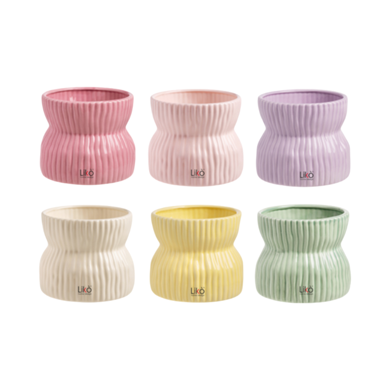 CASPO LINFA D.12.8 X H 10 CM  COLORI ASSORTITI