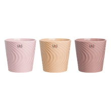 VASO ONDIA  D.18 H.17.8 COLORI ASSORTITI ROSA