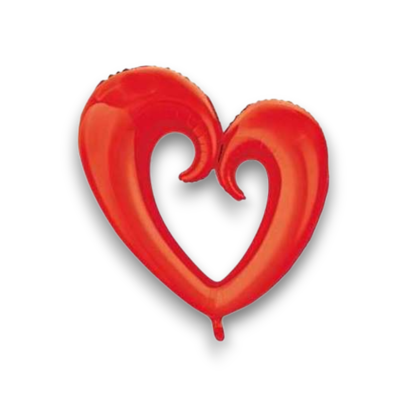 MYLAR CUORE STILIZZATO 100X108 CM