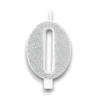 CANDELINA BIO GLITTER N 0 CM 9.5 ARGENTO