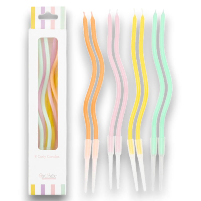 CANDELINE CURLY PASTELLO PZ 8