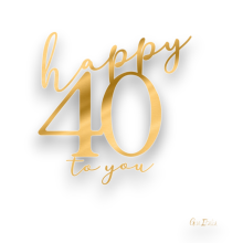 TOVAGLIOLI 40 ANNI 33X33 PZ 16