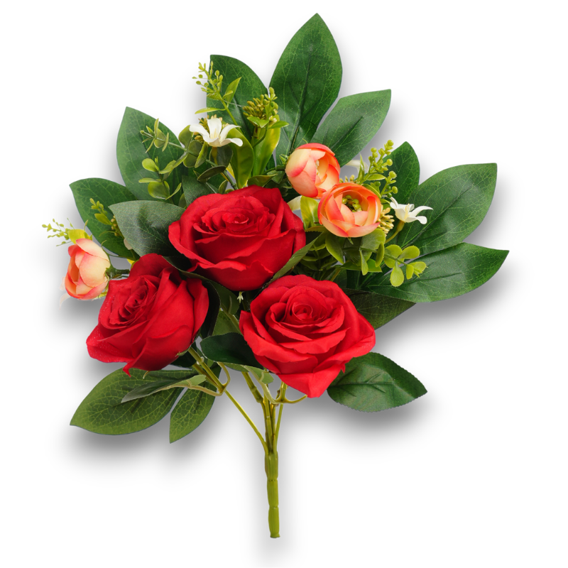 FRONTALE ROSE CM.40 ROSSO