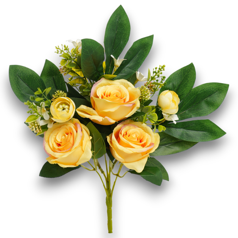 FRONTALE ROSE CM.40 GIALLO