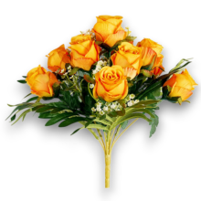 BOUQUET BOCCIOLI X 12 ARANCIONE