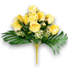 BOUQUET BOCCIOLI X 12 GIALLO
