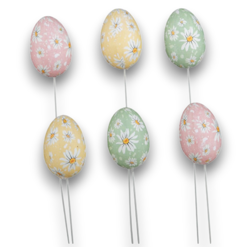 PICK UOVO S/6 MARGHERITE 3MIX COL H 6/41