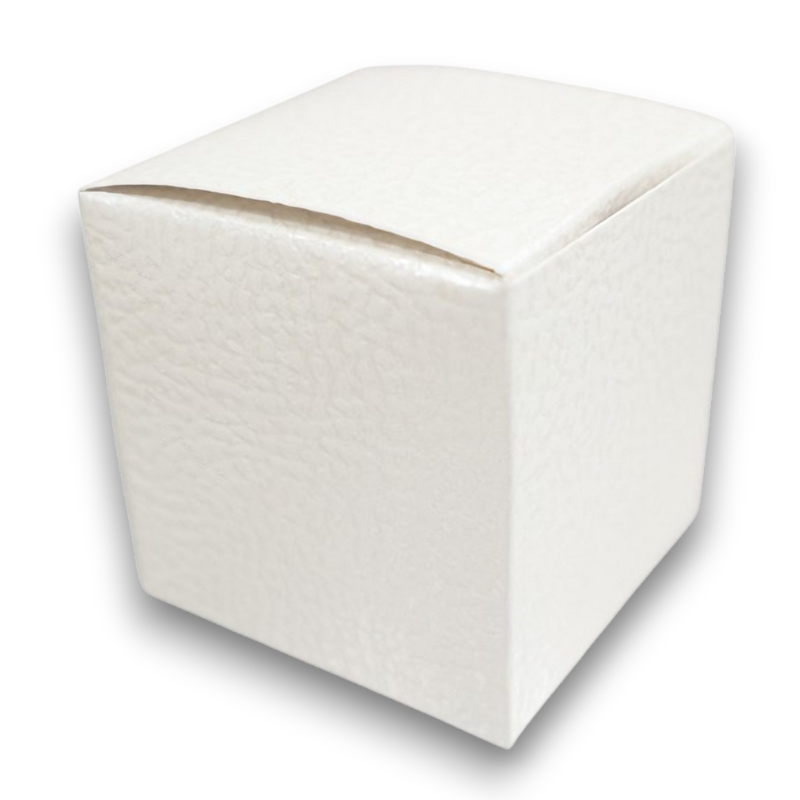 SCATOLA PIEGHEVOLE 190X190X90 PZ.10 PELLE BIANCA