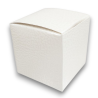SCATOLA PIEGHEVOLE 190X190X90 PZ.10 PELLE BIANCA