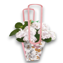 BORSA AQUA  ROSA E ARANCIO  11X11X19 CM PZ 10