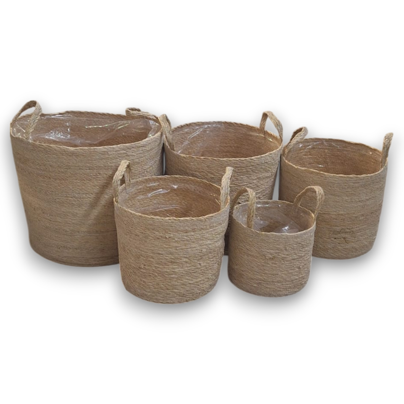 CESTI IN SEAGRASS SET 5 PEZZI