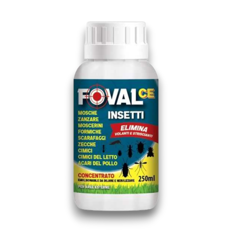FOVAL CE INSETTICIDA LIQUIDO CONTRO INSETTI 250ML
