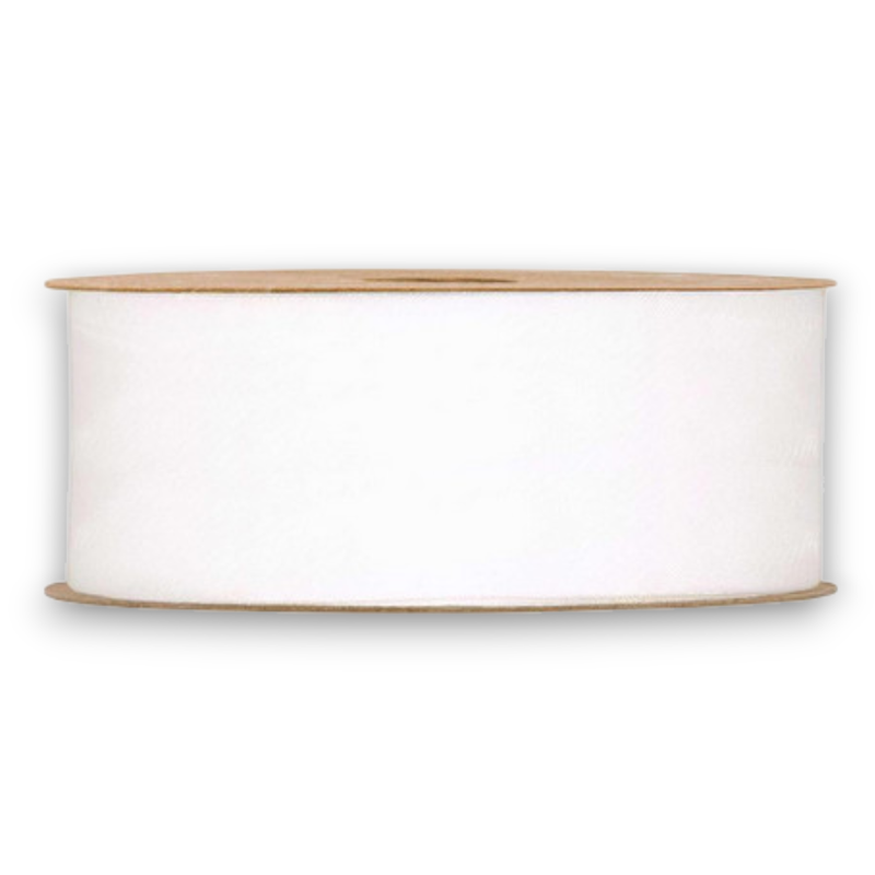 ORGANZA MATT RIBBON  MM 40X20MT IVORY