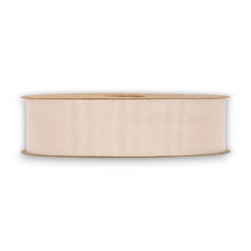 ORGANZA MATT RIBBON  MM 25X20MT DOVE GREY