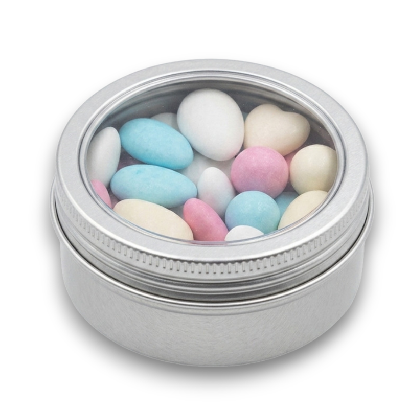 BARATTOLO ALLUMINIO D.5 X H 3,2 CM 50ML