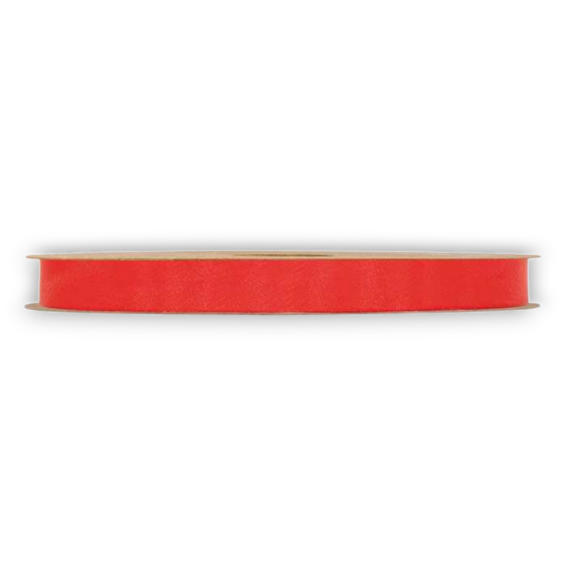 ORGANZA MATT RIBBON  MM10X50MT RED
