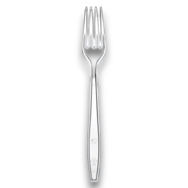 FORCHETTA PLASTICA  TRASPARENTI  PZ.50