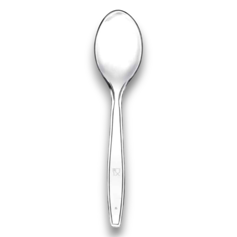 CUCCHIAINI PLASTICA  TRASPARENTI  PZ.50