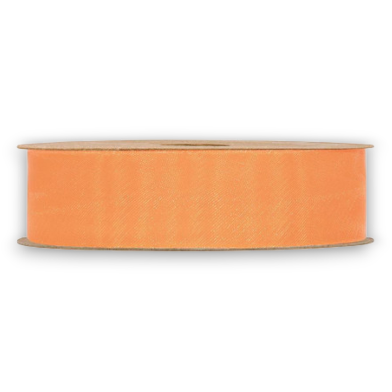 ORGANZA MATT RIBBON  MM 25X20MT ARANCIO