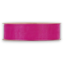 ORGANZA MATT RIBBON  MM 25X20MT FUCSIA