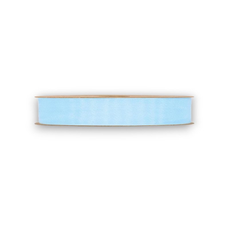 ORGANZA MATT RIBBON  MM 15X50MT LIGHT BLUE