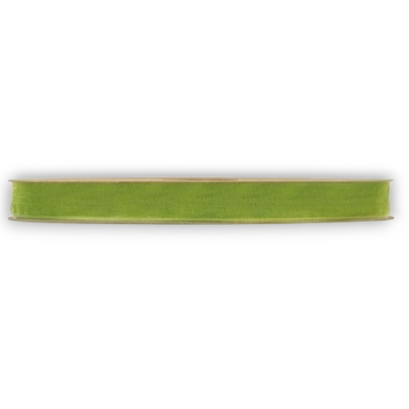 ORGANZA MATT RIBBON  MM10X50MT VERDE OLIVA