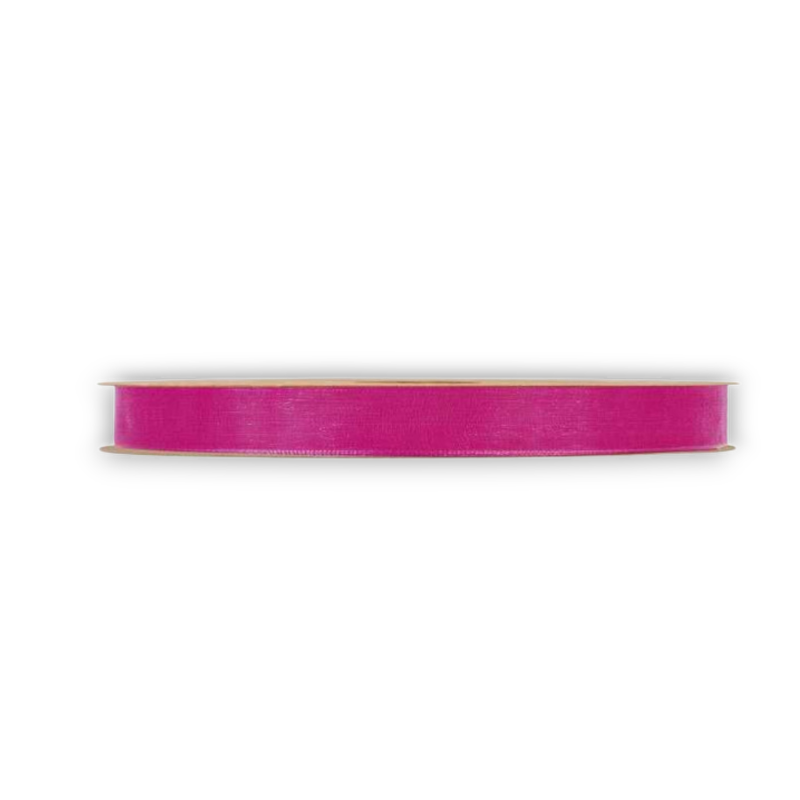ORGANZA MATT RIBBON  MM10X50MT FUCSIA