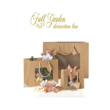 B.SHOPPER WINDOW KRAFT 11,5X14+6,5 PZ 12