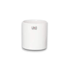CILINDRO CERAMICA D.8 H.9 WHITE
