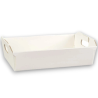 FIBRA BIANCO CESTO 40X30X12CM
