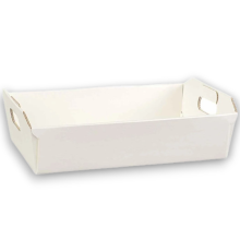 FIBRA BIANCO CESTO 31X22X9CM