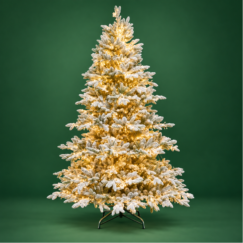 ALBERO GRAN PINE INNEVATO CM.240 TIPS1998 LED 5400