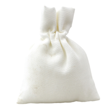 SACCHETTO COTONE AVORIO CM.8X10 12PZ