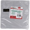 TOVAGLIOLO 3VELI ARGENTO CM.33X33 PZ 20
