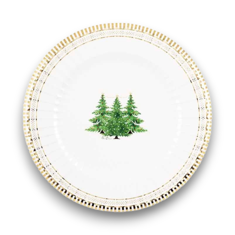8 PIATTI CM.21 GOLD TREES